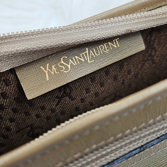 YSL  Portfolio PVC Clutch - Picture 3 of 17